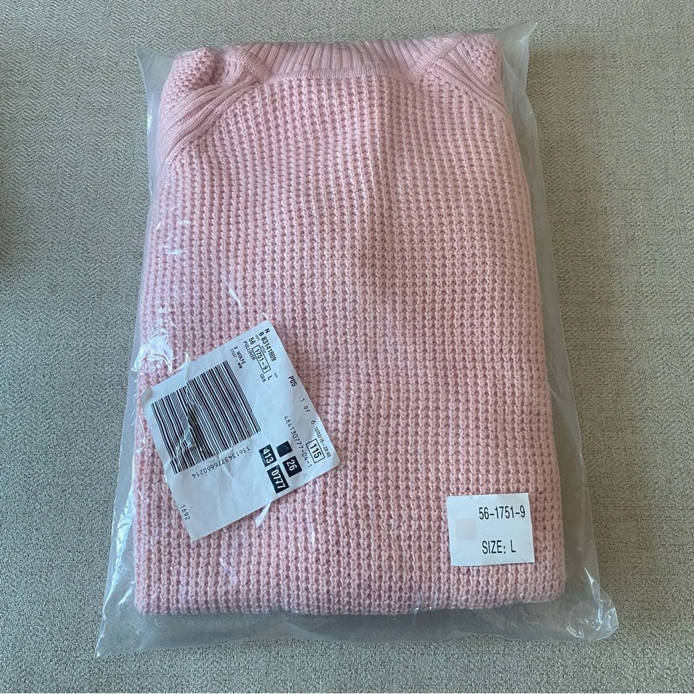 WOMEN WITHIN Pink Turtleneck Sweater, Large 18/20